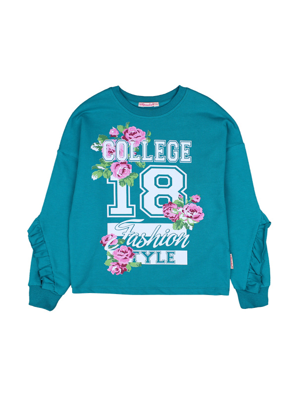 картинка КГ_ОТ Кофта для девочки 9-12 лет футер 2х-нитка 92% х/б 8% лайкра BONITO KIDS/BK1371K/уп.4шт./меш.240шт. от BonitoKids