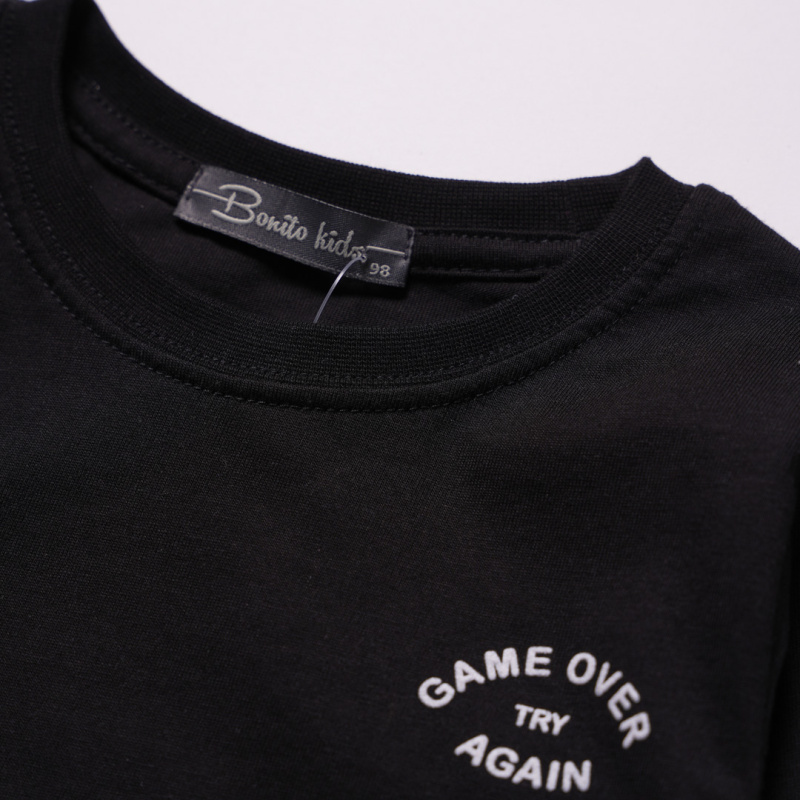 картинка КГ Лонгслив для мальчика 3-7 лет 100% хлопок BONITO KIDS/SS6154(10-24)/уп.5шт./меш.530шт. от BonitoKids