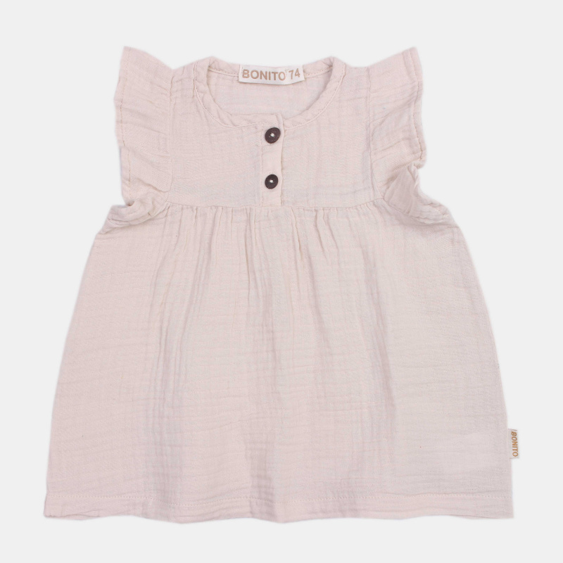 картинка КГ Платье для девочки 74-92 см 100% хлопок BONITO KIDS/OP1814(04-24)4/уп.4шт./меш.688шт. от BonitoKids