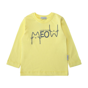 картинка БГ Лонгслив для девочки 3-7 лет 100% хлопок BONITO KIDS/SS6153(10-24)/уп.5шт./меш.600шт. от BonitoKids
