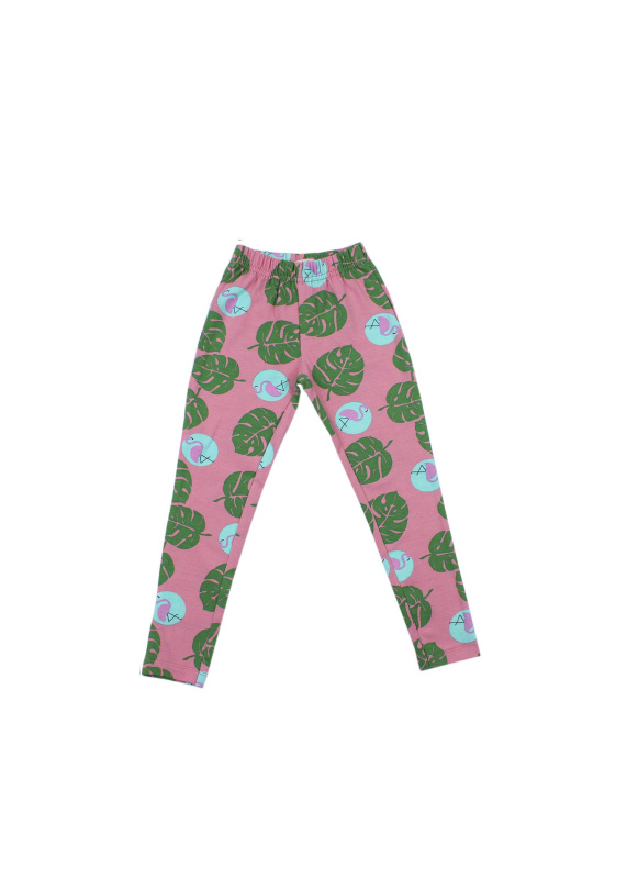 картинка ЧЗ Лосины для девочки 7-11 лет 92% хлопок, 8% лайкра BONITO KIDS/BK1166L(ЧЗ)/уп.5шт./меш.460шт. от BonitoKids