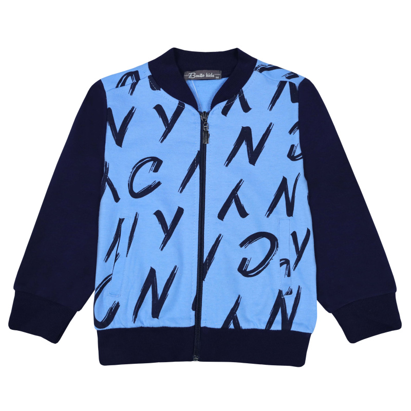 картинка БГ_ЧЗ Бомбер для мальчика 3-7 лет 100% хлопок BONITO KIDS /уп.5шт./меш.300шт. от BonitoKids