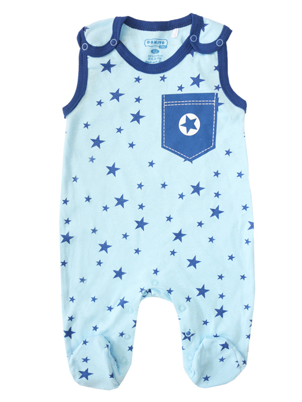 картинка КГ_ОТ Полукомбинезон для новорожденных 100% х/б 62-80 см, BONITO KIDS/OP348/уп.4шт./меш.440шт. от BonitoKids