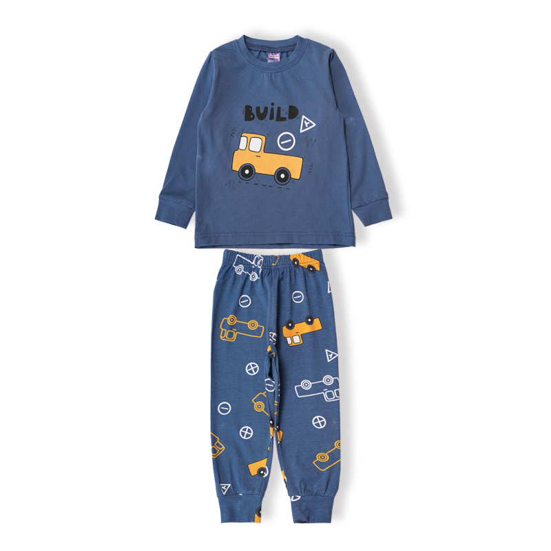 картинка ЧЗ Пижама для мальчика 3-7 лет 95% хлопок, 5% эластан BONITO KIDS/OP1926(ЧЗ)/уп.5шт./меш.260шт. от BonitoKids