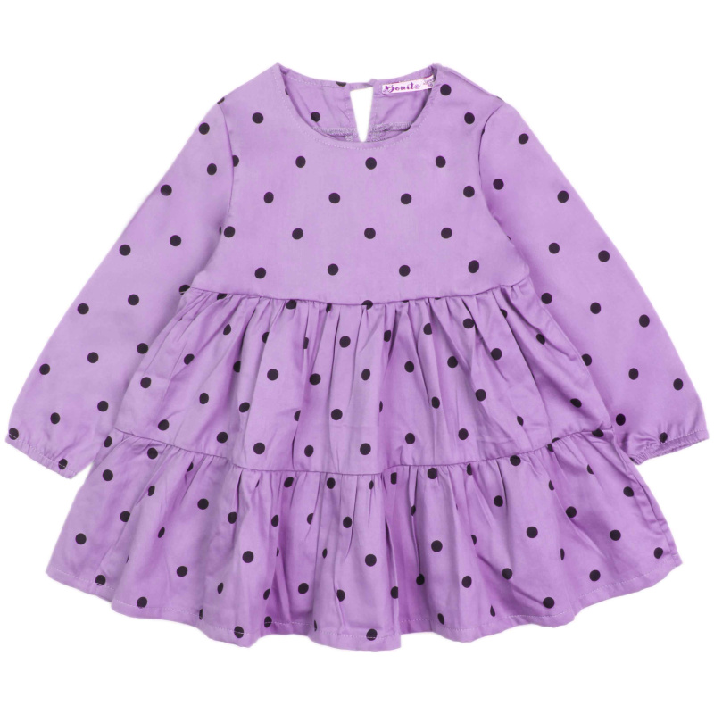 картинка БГ_ЧЗ Платье для девочки 3-7 лет 100% Хлопок BONITO KIDS/OP1678(ЧЗ)/уп.5шт./меш.375.шт. от BonitoKids