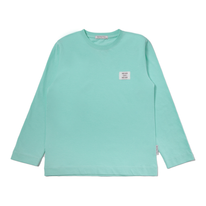 картинка БГ_ЧЗ Свитшот для девочки 8-12 лет 100% хлопок BONITO KIDS/SS6097(01-24)(ЧЗ)/уп.5шт./меш.450шт. от BonitoKids