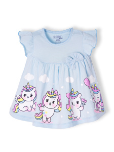 картинка Платье для девочки 68-86 см 100% хлопок BONITO KIDS/OP1923/уп.4 шт./меш.760 шт. от BonitoKids