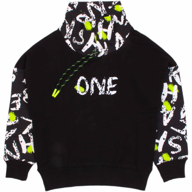 картинка БГ_ЧЗ Свитшот для девочки 5-8 лет 65% хлопок, 27% пэ, 8% эластан BONITO KIDS/OP1746(ЧЗ)/уп.4 шт./меш.204 шт. от BonitoKids