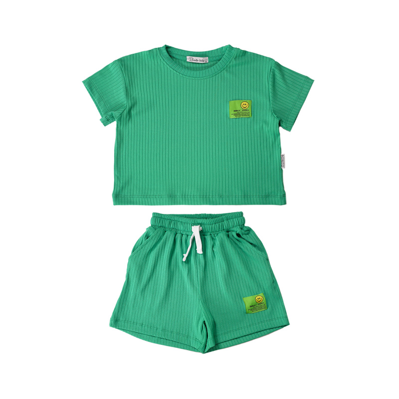 картинка КГ Комплект для девочки (фуфайка и шорты) 3-7 лет 60% хлопок 40% п/э BONITO KIDS/SS6089(02-24)/уп.5шт./меш.265шт. от BonitoKids