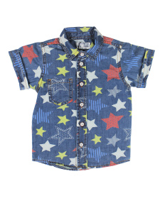 картинка Рубашка для мальчика 2-6 лет 100% хлопок BONITO KIDS /уп.5шт/меш.400шт. от BonitoKids