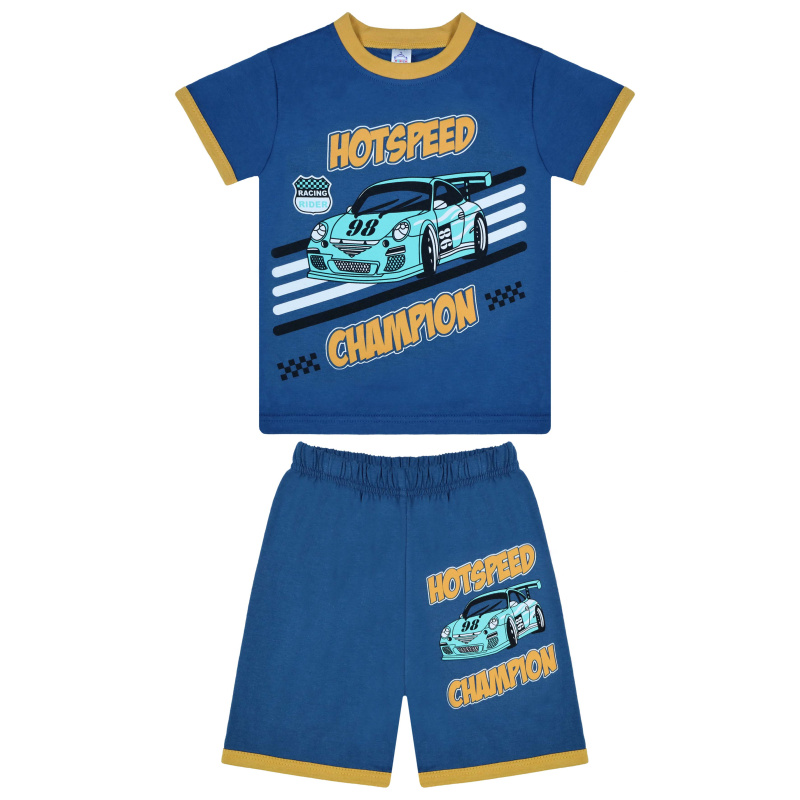 картинка КГ Комплект для мальчика (футболка и шорты) 4-8 лет 100% хлопок BONITO KIDS/BK0005FSHM(4-8)/уп.5шт./меш.400шт. от BonitoKids