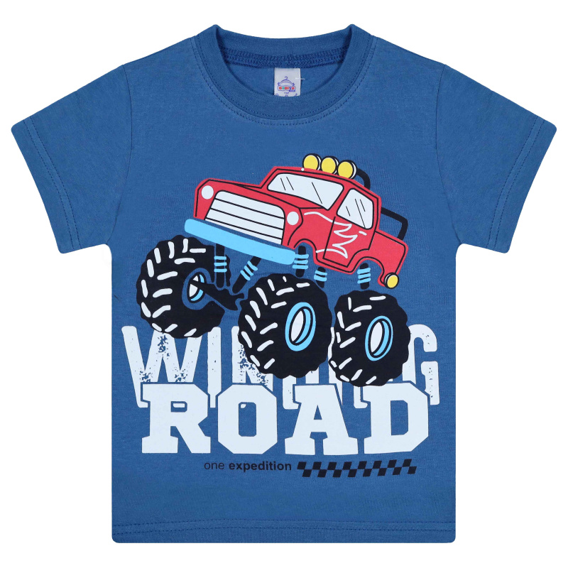 картинка БГ Футболка для мальчика 1,5-4 лет 100% хлопок BONITO KIDS/BK0001M(02-24)/уп.4шт./меш.800шт. от BonitoKids