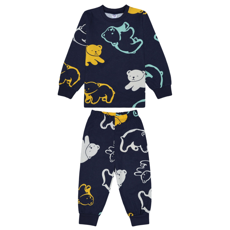 картинка БГ_ЧЗ Пижама для мальчика 2-6 лет 100% хлопок BONITO KIDS/BK3000PJM(07-23)(ЧЗ)/уп.5шт./меш.350шт. от BonitoKids