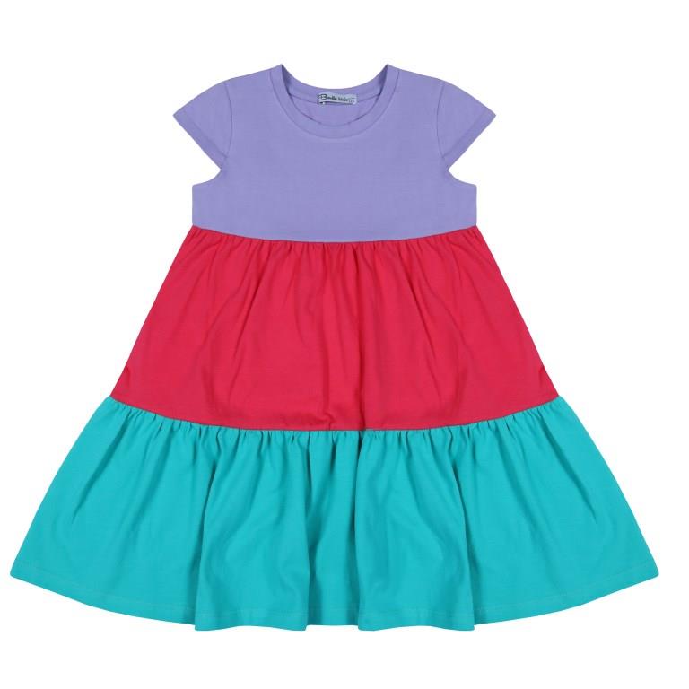 картинка БГ_ЧЗ Платье для девочки 3-7 лет 92% хлопок, 8% лайкра BONITO KIDS/BK1568P(12-22)(ЧЗ)/уп.5шт./меш.330шт. от BonitoKids