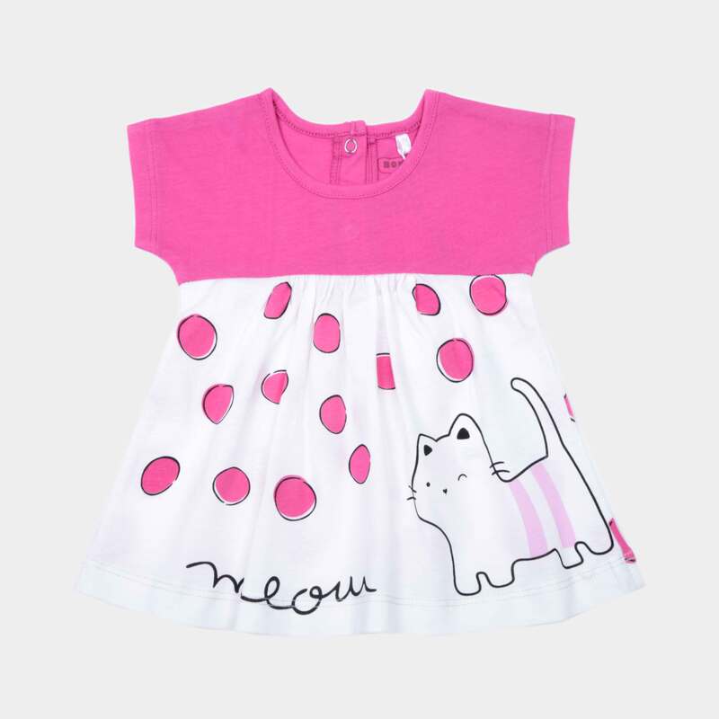 картинка ЧЗ Платье для девочки 68-86 см 100% хлопок BONITO KIDS/OP1872/уп.4шт./меш.800шт. от BonitoKids