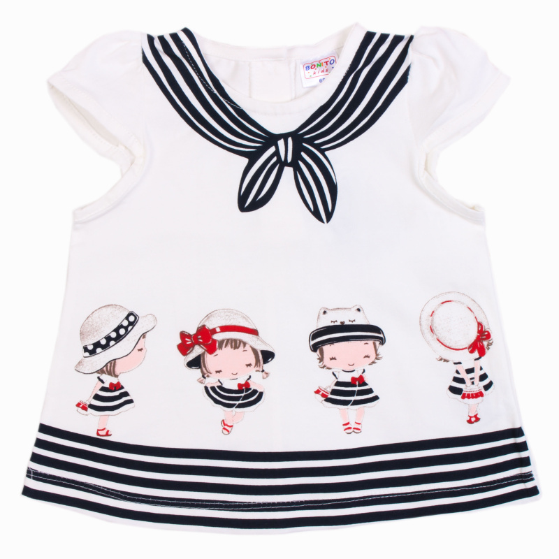 картинка БГ_ЧЗ Платье для девочки 62-80 см BONITO KIDS/OP1401(ЧЗ)/уп.4шт./меш.800шт. от BonitoKids