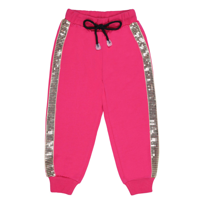 картинка БГ_ЧЗ Брюки для девочки 2-6 лет, 100% х/б, BONITO KIDS/BK1615B(ЧЗ)/уп.5шт/меш.400шт. от BonitoKids