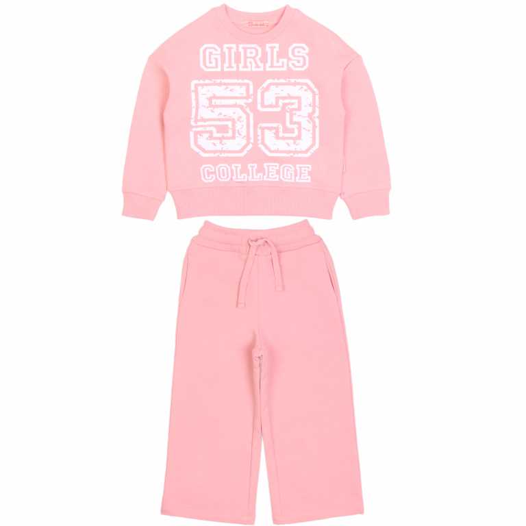 картинка БГ_ЧЗ Комплект для девочки (свитшот и брюки), 3-7 лет, 100% хб, BONITO KIDS/SS6031(ЧЗ)/уп.5шт./меш.100шт. от BonitoKids