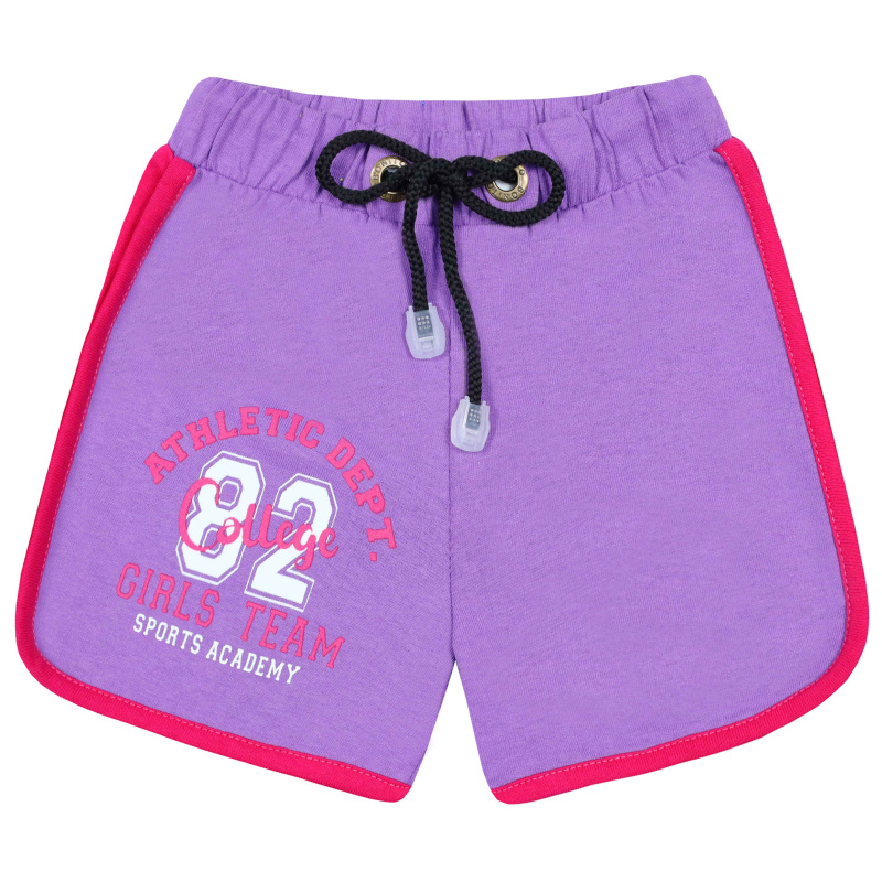 картинка БГ_ЧЗ Шорты для девочки 3-7 лет 100% хлопок BONITO KIDS/BK1346SH(ЧЗ)/уп.5шт./меш.600шт. от BonitoKids