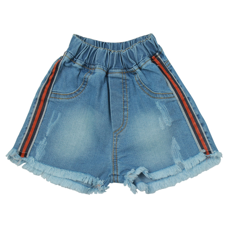 картинка ЧЗ Шорты для девочки 2-6 лет 82% хлопок, 15% пэ, 3% эластан BONITO KIDS/OP798(ЧЗ)/уп.5шт./меш.440шт. от BonitoKids