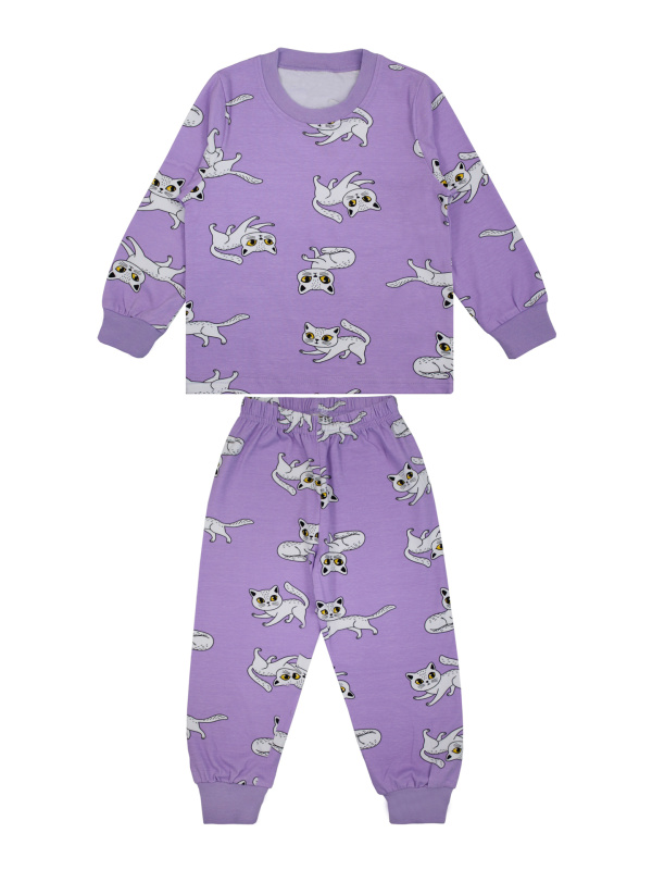 картинка БГ_ЧЗ Пижама для девочки  3-7 лет 100% хлопок BONITO KIDS/SS6043D(01-24)(ЧЗ)/уп.5шт./меш.225шт. от BonitoKids