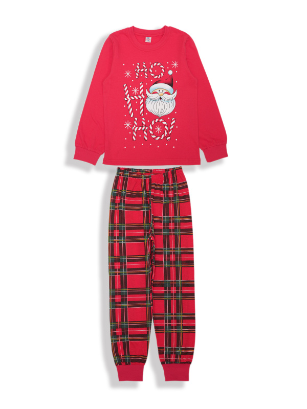 картинка БГ_ЧЗ Пижама для детей 7-11 лет 100% хлопок BONITO KIDS/BK1496PJ(2025)/уп.5шт./меш.250шт. от BonitoKids