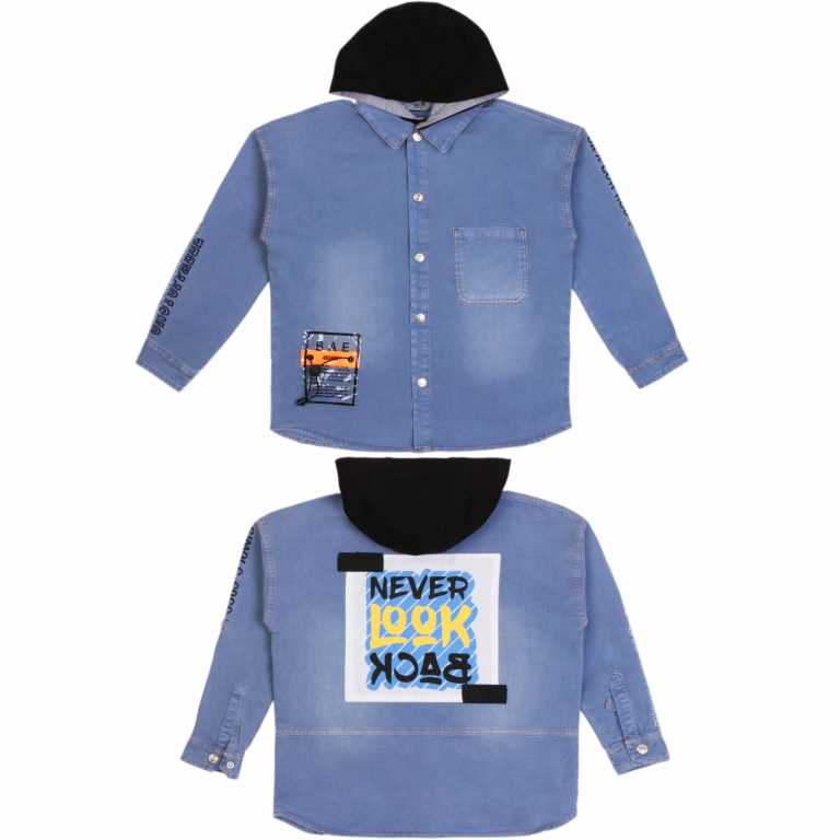 картинка ЧЗ Рубашка для мальчика 8-12 лет 100% хлопок BONITO KIDS/OP1685(ЧЗ)/уп.5шт/135шт. от BonitoKids