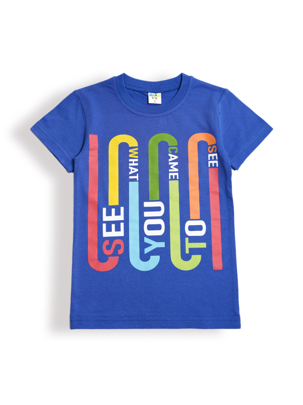 картинка КГ Футболка для мальчика 5-8 лет 100% хлопок DIAS KIDS/DK0002M/уп.4шт./меш.800шт. от BonitoKids