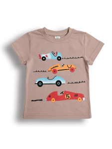 картинка БГ_ЧЗ Футболка для мальчика 1-4 лет 100% хлопок BONITO KIDS/BK0001M(2025)(ЧЗ)/уп.4шт./меш.800шт. от BonitoKids