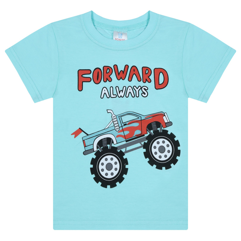 картинка КГ_БГ Футболка для мальчика, 1-4 лет, 100% хлопок, BONITO KIDS/BK0001M(06-24)/уп.4шт./меш.800шт. от BonitoKids