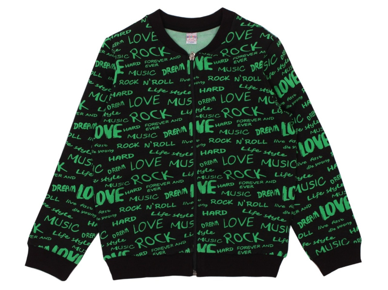 картинка ЧЗ Бомбер для мальчика 8-12 лет 65% хлопок, 27% пэ, 8% эластан BONITO KIDS/OP1245(ЧЗ)/уп.5шт./меш.180шт. от BonitoKids