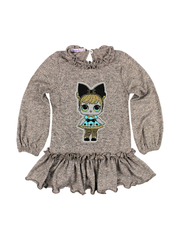 картинка КГЛ_Туника для девочки 2-5 лет 60% хлопок, 40% полиэстер BONITO KIDS/OP318/уп.4шт./меш.248шт. от BonitoKids