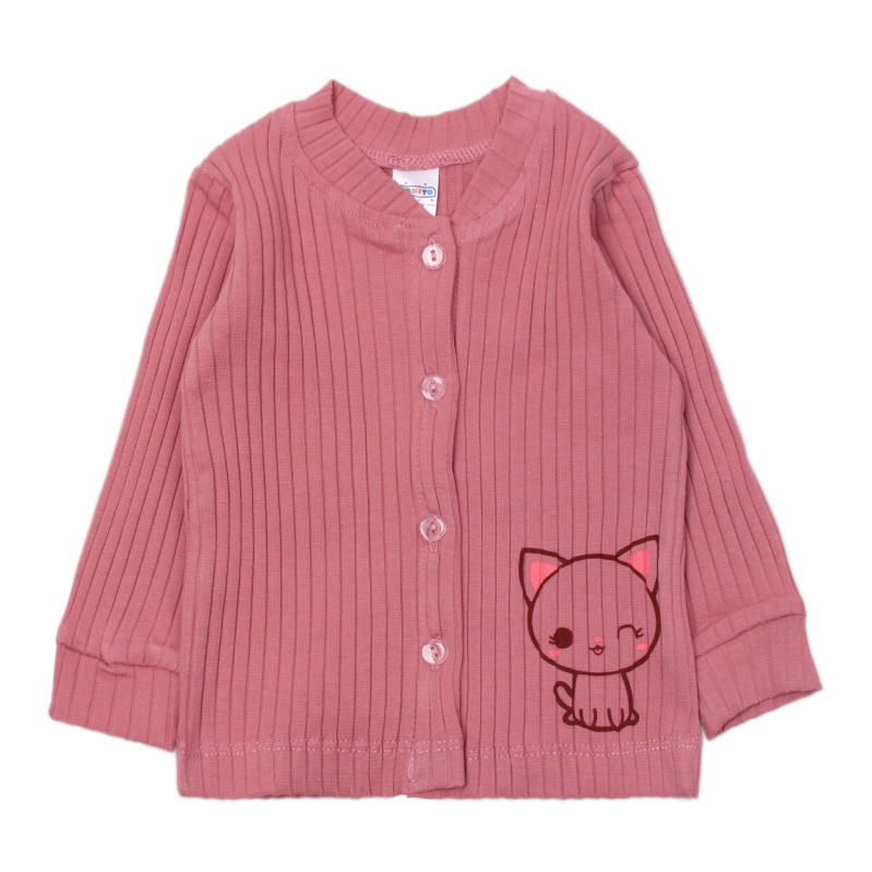 картинка ЧЗ Кофта для детей 68-92 см кашкорсе BONITO KIDSD/OP1352(ЧЗ)/уп.5шт./меш.550шт. от BonitoKids