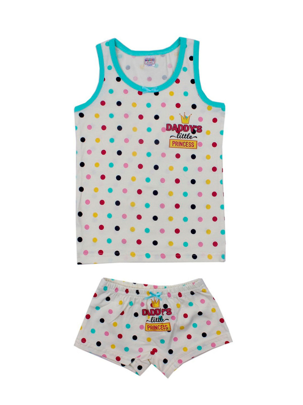 картинка ЧЗ Комплект для девочки (майка,трусы) 7-11 лет BONITO KIDS/BK1227KP/уп.5шт./меш.600шт. от BonitoKids