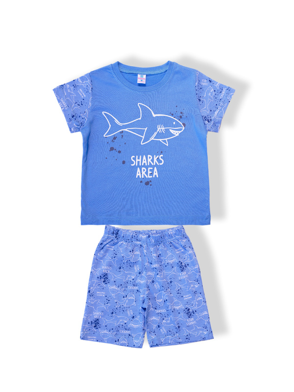 картинка БГ_ЧЗ Пижама для мальчика 3-7 лет 100% хлопок BONITO KIDS/SS6124(ЧЗ)/уп.5шт./меш.500шт. от BonitoKids