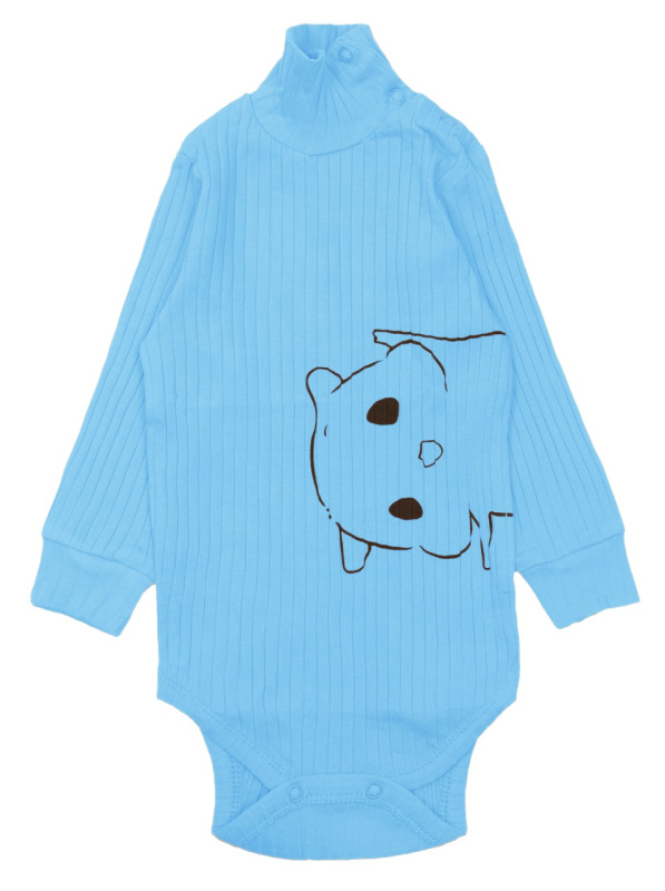 картинка ЧЗ Боди для детей  68-92 100% х/б BONITO KIDS/OP1298(ЧЗ)/уп.5шт./меш.450шт. от BonitoKids