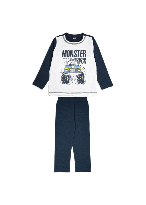 картинка ЧЗ Пижама для детей 3-7 лет 100% хлопок BONITO KIDS/OP1083(ЧЗ)/уп.5шт./меш.300шт. от BonitoKids