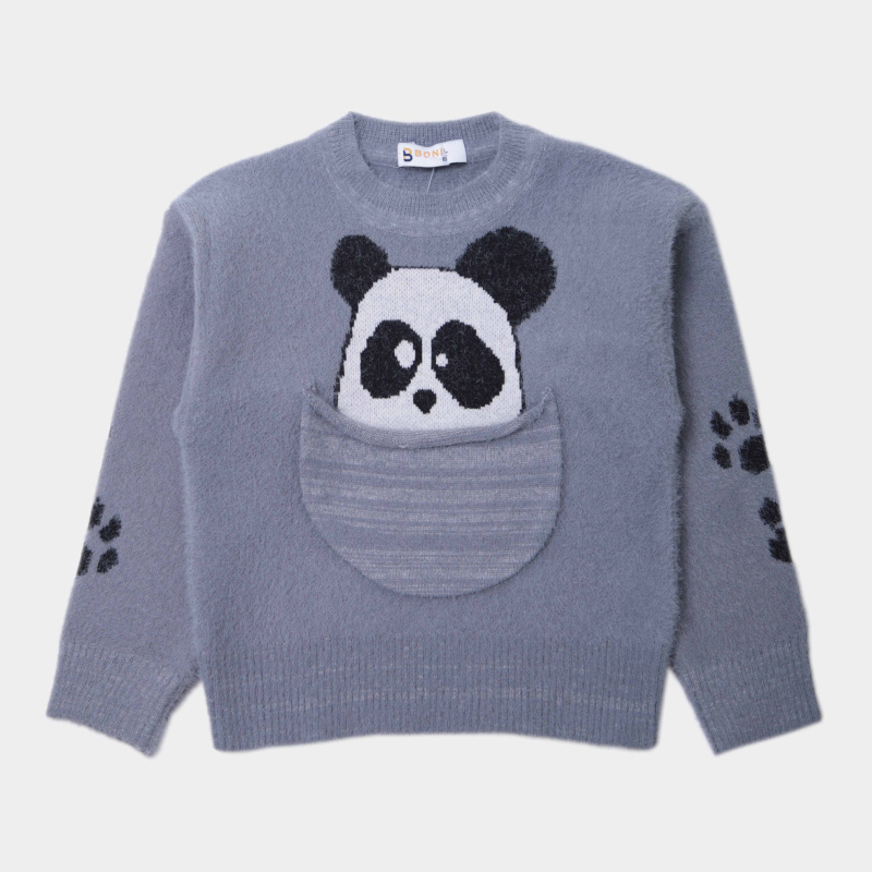 картинка ЧЗ Джемпер для мальчика 2-6 лет 50% вискоза 28% полиэстер 22% нейлон BONITO KIDS/OP1533(01-23)(ЧЗ)/уп.3шт./меш.204шт. от BonitoKids