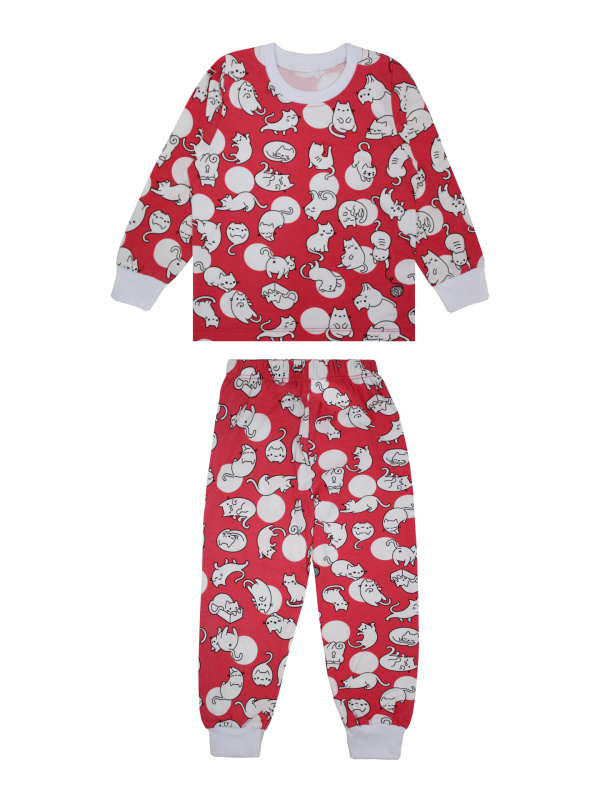 картинка БГ_ЧЗ Пижама для девочки  3-7 лет 100% хлопок BONITO KIDS/SS6043D(01-24)(ЧЗ)/уп.5шт./меш.225шт. от BonitoKids