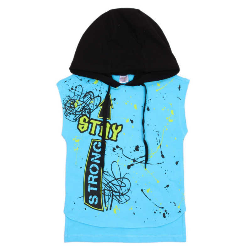 картинка БГ_ЧЗ Футболка для мальчика 5-8 лет 95% хлопок, 5% эластан BONITO KIDS/OP1422(ЧЗ)/уп.4шт./меш.400шт. от BonitoKids