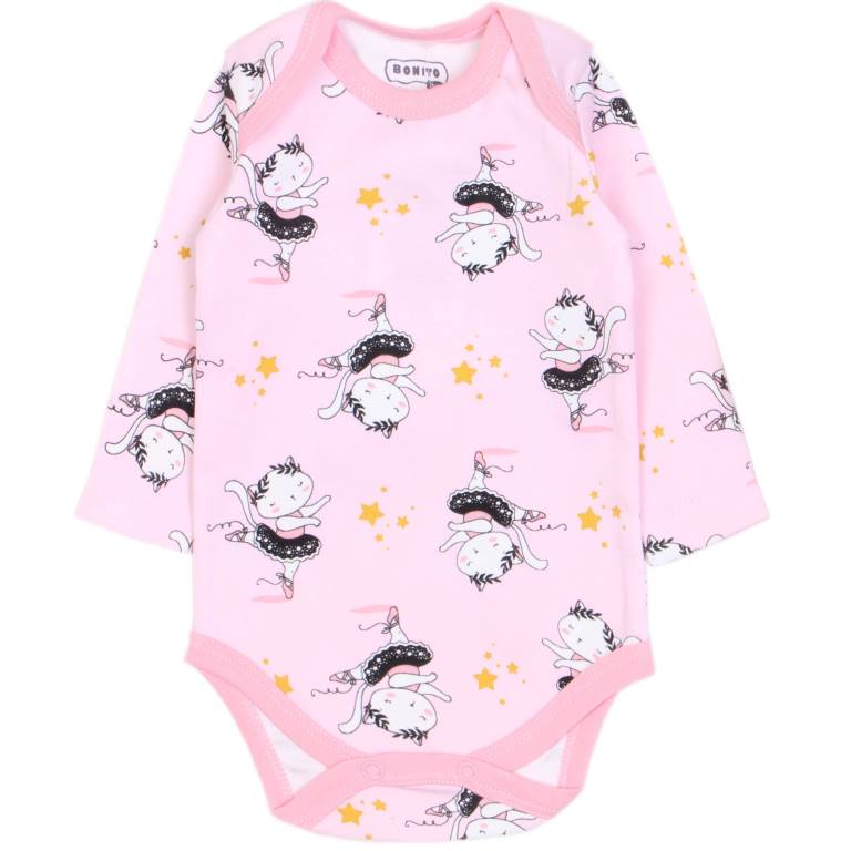 картинка БГ Боди для детей 62-86 100% х/б BONITO KIDS/OP1729/уп.5шт./меш.550шт. от BonitoKids