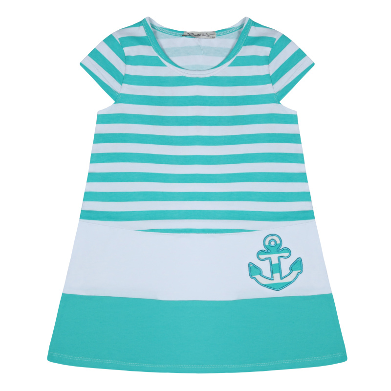 картинка ЧЗ Платье для девочки 5-8 лет 92% хлопок, 8% лайкра BONITO KIDS/BK1575P(ЧЗ)/уп.4шт./меш.500шт. от BonitoKids