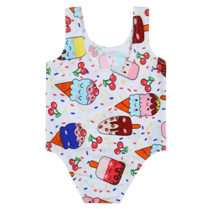 картинка БГ Купальник для девочки (слитный) 2-6 лет 60% хлопок 40% п/э BONITO KIDS/BK1785KP(01-24)/уп.5шт./меш.1100шт. от BonitoKids