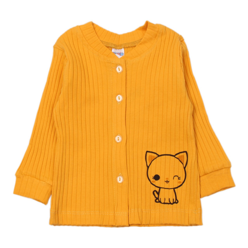 картинка ЧЗ Кофта для детей 68-92 см кашкорсе BONITO KIDSD/OP1352(ЧЗ)/уп.5шт./меш.550шт. от BonitoKids