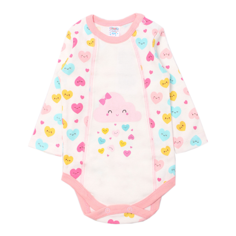 картинка ЧЗ Боди для детей 62-80 см 100% х/б BONITO KIDS/OP1311(01-22)/уп.4шт./меш.640шт. от BonitoKids