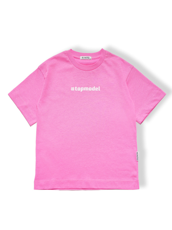 картинка БГ_ЧЗ Футболка для девочки 8-12 лет BONITO KIDS/SS6081(04-24)(ЧЗ)/уп.5шт./меш.470шт. от BonitoKids