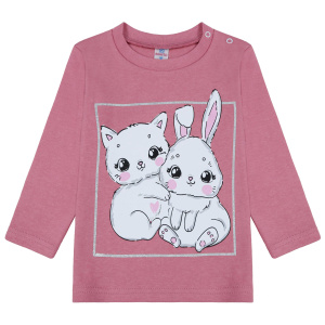 картинка БГ_ЧЗ Кофта для девочки 1-4 лет 100% хлопок BONITO KIDS/BK0006D(05-23)(ЧЗ)/уп.4шт./меш.500шт. от BonitoKids