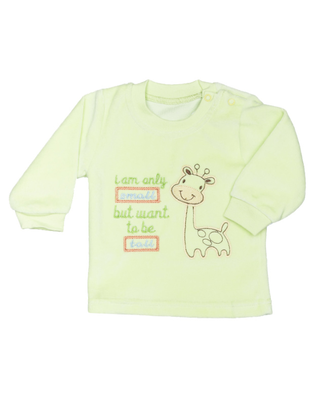 картинка КГ_ОТ Джемпер велюровый 56-74 100% х/б BONITO KIDS/BK506K/уп.4шт./меш.480шт. от BonitoKids