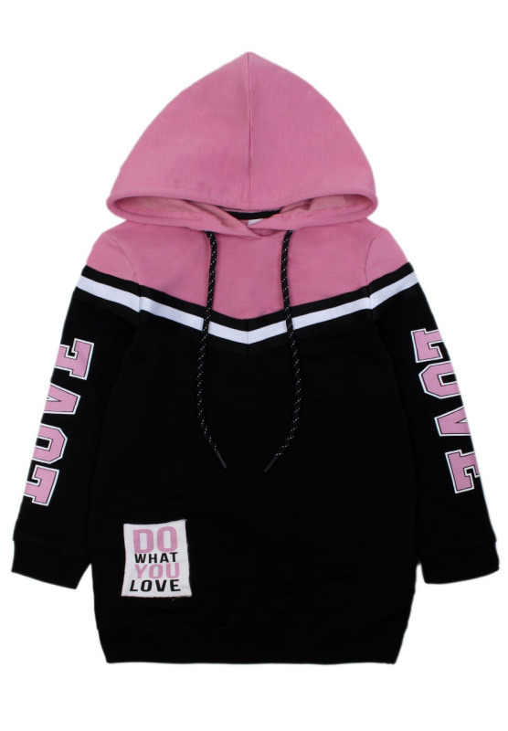 картинка ЧЗ Туника для девочки 8-12 лет 65% хлопок, 27% пэ, 8% эластан BONITO KIDS/OP1242(ЧЗ)/уп.5шт./меш.160шт. от BonitoKids