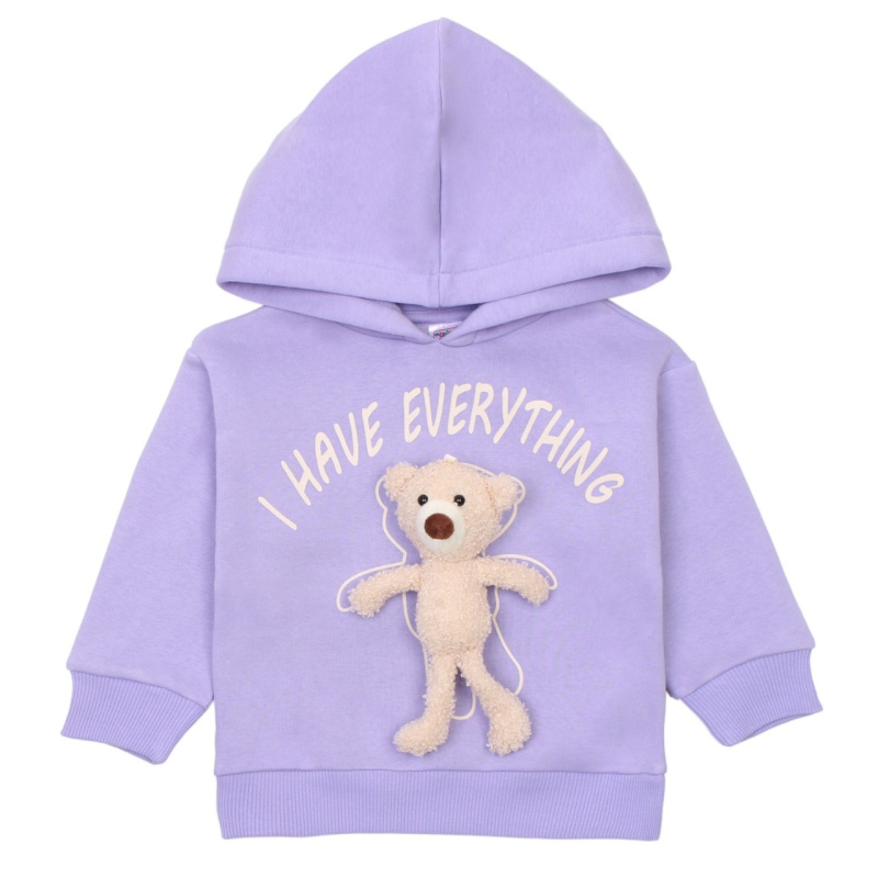 картинка ЧЗ Толстовка для детей 2-5 лет 95% хлопок, 5% эластан BONITO KIDS/OP1264(ЧЗ)/уп.4шт./меш.120шт. от BonitoKids